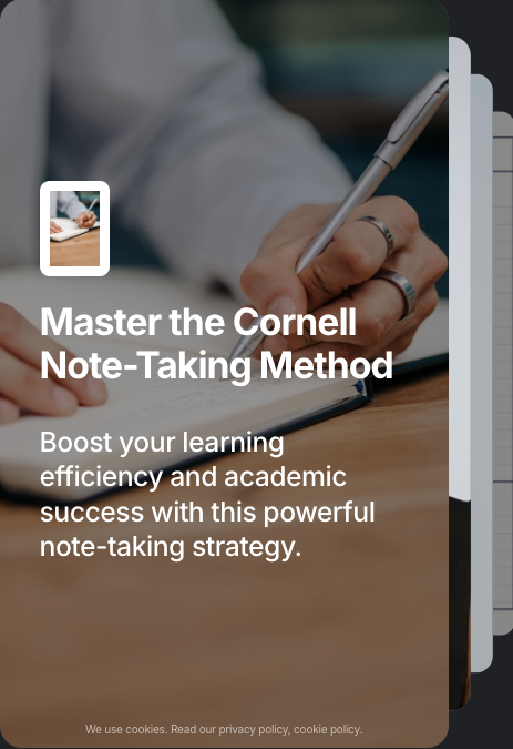 Master the Cornell note-taking method to boost your learning efficiency and academic success.